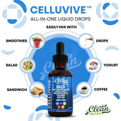 Clean Nutra Celluvive NAD+ Drops – NAD