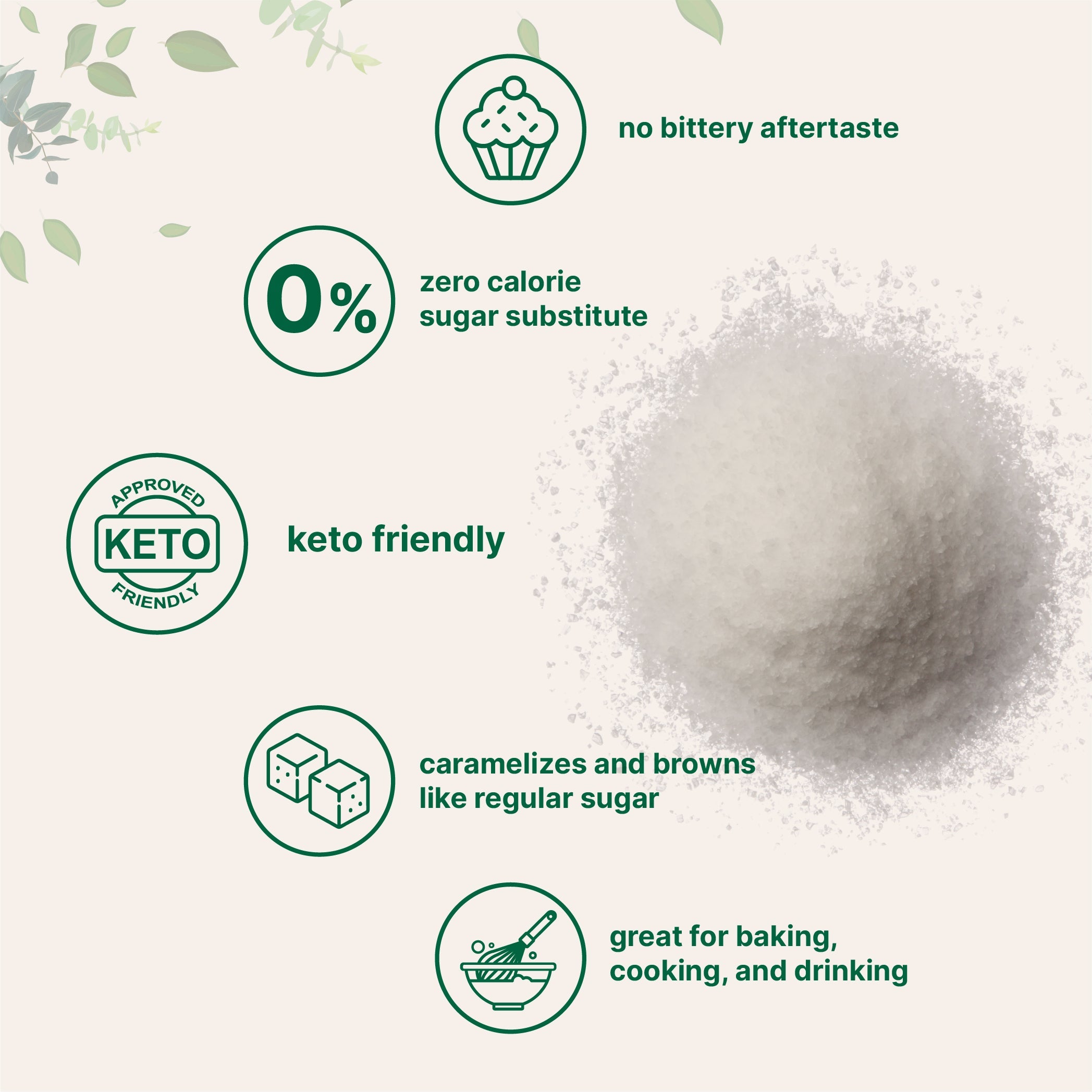 Micro Ingredients Allulose Sweetener Granules, 3 Pounds