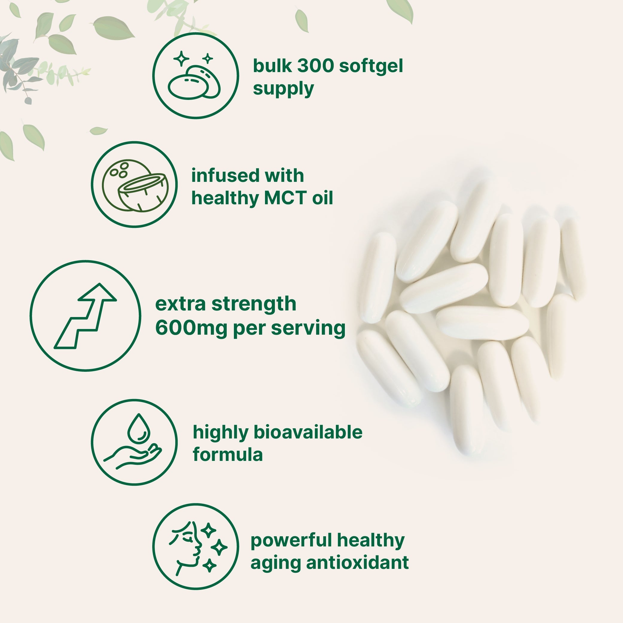 Micro Ingredients Alpha Lipoic Acid 600mg, 300 Softgels