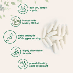 Micro Ingredients Alpha Lipoic Acid 600mg, 300 Softgels