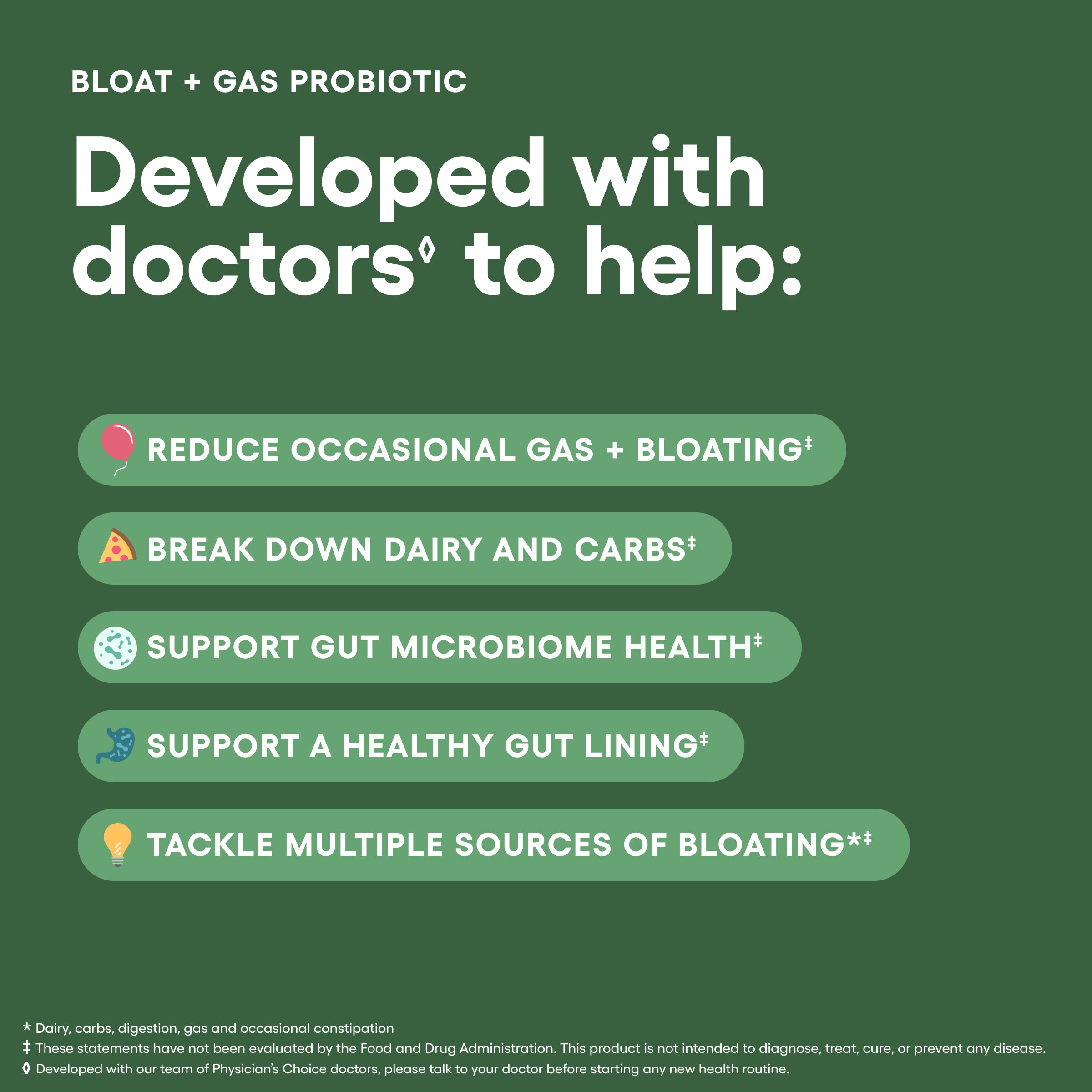 Bloat + Gas Probiotic