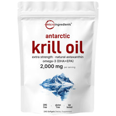 Micro Ingredients Antarctic Krill Oil, 240 softgels